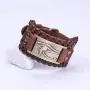 TEAMER Vintage Amulet Eye of Horus Leather Bracelet Cuff Bangle Egyptian Talisman Pagan Jewelry TEAMER Vintage Amulet Eye of Horus Leather Bracelet Cuff Bangle Egyptian Talisman Pagan Jewelry