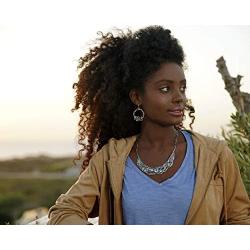 Paz Creations ♥925 Sterling Silver Blue Topaz Statement Necklace