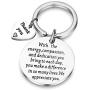 BAUNA You Made a Difference Gift Inspirational Thank You Jewelry Social Worker Gift You Made a Difference in So Many Lives We Appreciate You Key Ring