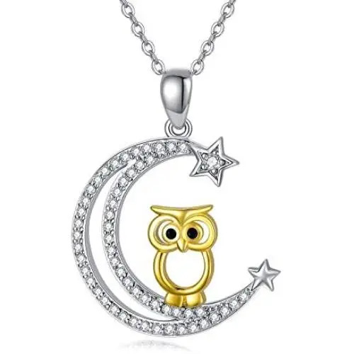 MEDWISE Women Owl Pendant Necklace Graduation Gifts S925 Sterling Silver Family Tree Life Necklace Jewelry Gift for Christmas Mothers Day Valentines Anniversary MEDWISE Women Owl Pendant Necklace Graduation Gifts S925 Sterling Silver Family Tree Life Necklace Jewelry Gift for Christmas Mothers Day Valentines Anniversary