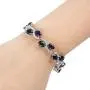 EVER FAITH Silver-Tone Zircon Wedding S-Shaped Necklace Earrings Bracelet Set