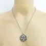 Inverted Pentacle Pentagram Star Cross Knight templar Gothic Masonic Germanic Biker Jewelry Silver Pewter Mens Pendant Necklace Protection Amulet Safe Travel Talisman Warrior Fighter Medallion Chain