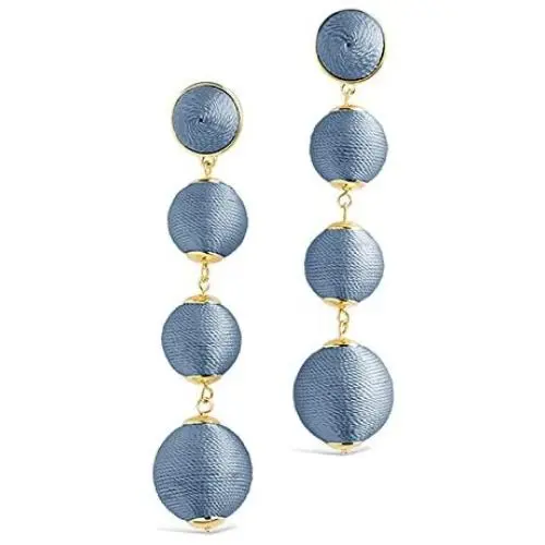 Sterling Forever Fashion Jewelry - Thread Wrapped Multi Orbit Soriee Drop Earrings for Women Sterling Forever Fashion Jewelry - Thread Wrapped Multi Orbit Soriee Drop Earrings for Women