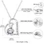 Girls Cute Piggy Jewelry 925 Sterling Silver Engraved'' I love you to the moon and back'' Delicate Hollow Heart Pendant Necklace (Labrador) Girls Cute Piggy Jewelry 925 Sterling Silver Engraved'' I love you to the moon and back'' Delicate Hollow Heart Pendant Necklace (Labrador)