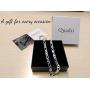 Quadri - Figaro Link Chain 7 mm in 925 Sterling Silver Italian Necklace for Men Women Boys Girls - 10 to 30 Inch - Premium Quality Made in Italy Certified - Gift Box Included