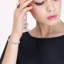 Italian .925 Sterling Silver Diamond-Cut Ball Covered by Twisted Coreana Adjustable Bolo Bracelet