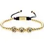 GVUSMIL Luxury CZ Imperial Crown Braided Copper Bracelets with 8mm Micro Pave Cubic Zirconia Beads Pulseira Bangle Charm Jewelry for Men Boys GVUSMIL Luxury CZ Imperial Crown Braided Copper Bracelets with 8mm Micro Pave Cubic Zirconia Beads Pulseira Bangle Charm Jewelry for Men Boys