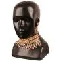 Touchstone Indian Bollywood Gorgeous Intricate Workmanship Mughal White Colorful Rhinestone Crystal Wedding Designer Jewelry Choker Necklace Set in Gold and Silver Tone for Women.