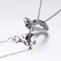 Vanski His & Hers Matching Set Stainless Steel Couple Necklace Love Heart Lock and Key Pendant Necklace Vanski His & Hers Matching Set Stainless Steel Couple Necklace Love Heart Lock and Key Pendant Necklace