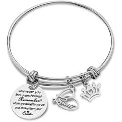 liforlove Inspirational Gifts Expandable Bracelet for Women Girl Adjustable Charm Bangle Gift for Teenage Girl Sister Friend Birthday Graduation