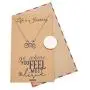 Quan Jewelry Journey Necklace with Bicycle Pendant for Women, Best Travel Accesories, Traveling Gifts for Men and Women, comes with Inspirational Quote Quan Jewelry Journey Necklace with Bicycle Pendant for Women, Best Travel Accesories, Traveling Gifts for Men and Women, comes with Inspirational Quote