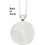 Blazing Autumn Necklace/Humming Bird Silver Pendant Necklace
