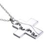 FANSTATE God Said My Child I Love You Love Cross Pendant Necklace, Fashion Double Sided Jewelry Gifts for Mother Grandma,Godmothers Christmas Birthday Gifts