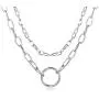 Cross Chain Necklaces For Women,Layered Choker Long Silver Stainless Steel Necklace For Teen Girls Friendship Dainty Best Friend Lock Cute Statement Jewelry Cross Chain Necklaces For Women,Layered Choker Long Silver Stainless Steel Necklace For Teen Girls Friendship Dainty Best Friend Lock Cute Statement Jewelry