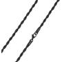 Stainless Steel 4mm Twist Rope Chain Necklace, 22'' Inches-28'' Inches