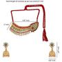 Efulgenz Indian Bollywood Traditional Kundan Pearl Wedding Choker Necklace Earrings Jewelry Set