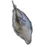 SUNYIK Natural Labradorite Stone Pendant Necklace for Unisex, Handmade Wire Wrapped Irregular Jewelry for Healing