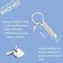 MAOFAED Religious Jewelry But Take Heart I Have Overcome The World Bible Verse Keychain Inspirational Biblical Quote Gift