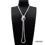 JYX Pearl Long Sweater Necklace Gorgeous Genuine 7.5mm Natural Near Round White Freshwater Pearl Necklace for Women 50'' JYX Pearl Long Sweater Necklace Gorgeous Genuine 7.5mm Natural Near Round White Freshwater Pearl Necklace for Women 50''