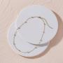 CHESKY 14K Gold Layered Satellite Heart Choker Necklaces Oval Chain Choker Necklace Star Choker Chain Crystal Glass Beads Paperclip Link Necklace for Women Girls