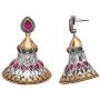 Aheli Indian Bohemian Oxidized Finish Dangle Earrings Indian Ethnic Wedding Fashion Jewelry for Women Girls