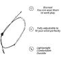 SecreTalk Morse Code Bracelet, Best Friend Unique Gift for Her Family Friend Women Men