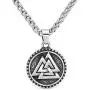 GuoShuang Nordic Viking Valknut Amulet Stainless steel Pendant Necklace for man and women -With Valknut Rune Gift Bag GuoShuang Nordic Viking Valknut Amulet Stainless steel Pendant Necklace for man and women -With Valknut Rune Gift Bag