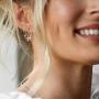 MYEARS Women Gold Huggie Hoop Earrings Tassel Dangle Drop 14K Gold Filled Small Boho Beach Simple Delicate Hypoallergenic Jewelry Gift