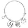 Kivosliviz Babysitter Bracelet Babysitter Gift Thanks for Helping Me Grow Expandable Bangle Appreciation Gift Babysitter Gift for Nanny