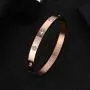 YCSLYW Love Friendship Stainless Steel Bracelet Bracelet Hinge Love Jewelry with Crystal Bracelet Gift Gift for Female Teen Girl