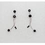 Faship Gorgeous Rhinestone Crystal Floral Necklace Earrings Set