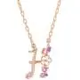ANISLAJW Initial Necklace for Women, Rose Gold Plated Cubic Zirconia Letter Initial Necklace for Women Teen Girl