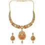 Efulgenz Indian Bollywood Traditional 14 K Gold Plated Kundan Pearl Wedding Choker Necklace Earrings Jewelry Set