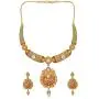 Efulgenz Indian Bollywood Traditional 14 K Gold Plated Kundan Pearl Wedding Choker Necklace Earrings Jewelry Set