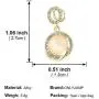 coadipress 925 Sterling Silver Geometric Stud Earrings for Women Girls Unique Gold Plated Crystal Cubic Round Opal Dangle Drop Statement Earrings coadipress 925 Sterling Silver Geometric Stud Earrings for Women Girls Unique Gold Plated Crystal Cubic Round Opal Dangle Drop Statement Earrings