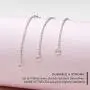 BENIQUE 925 Sterling Silver Necklace Extenders for Women - Made in USA, Solid Sterling Silver Fine Chain, Dainty Durable Strong Removable, Set of 3