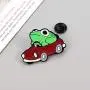 Novelty Animal Frog Enamel Pin - Cute Mushroom Plant Lapel Pins Badge Brooch Jewelry Accessory for Bags Clothes Caps Novelty Animal Frog Enamel Pin - Cute Mushroom Plant Lapel Pins Badge Brooch Jewelry Accessory for Bags Clothes Caps