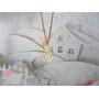La Menagerie Cat Gold Origami Jewelry - Gold Geometric Chain Necklace – 18 Karat Plated Gold Necklace for Women & Girls – Stylish Cat Pendant Necklace
