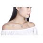 Turantu ♥Gift for Women♥ 925 Sterling Silver Forever Love Heart Pendant Necklace&Earrings Set