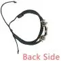 DIYthinker Year of Rat Animal China Zodiac Pattern Bracelet Braided Leather Rope Bead Wristband
