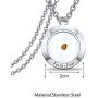 FOTAP Christian Gift Faith Real Mustard Seed Pendant Necklace Let Your Faith Be Bigger Than Your Fear Religious Necklace Encouragement Necklace