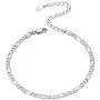 ChicSilver 925 Sterling Silver Simple Durable Cuban Link/Figaro/Twist Rope/Bead Chain Bracelet for Women Teen Girls(with Gift Box) ChicSilver 925 Sterling Silver Simple Durable Cuban Link/Figaro/Twist Rope/Bead Chain Bracelet for Women Teen Girls(with Gift Box)