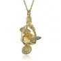 1928 Jewelry Rotating Trio Locket Necklace, 30'' 1928 Jewelry Rotating Trio Locket Necklace, 30''