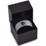 Wolf Wolfpack Pack Canine Dog Ring - Tungsten Band 8mm - Men - Women - 18k Rose Gold Step Bevel Edge - Yellow - Grey - Blue - Black - Brushed - Polished - Wedding - Gift Dome Flat Cut
