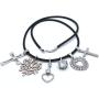 andrii volodko 3 mm Black Rubber Chain Necklace 18/20/22 in with Sterling Silver Secure Lobster Lock Clasp