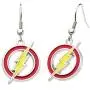 DC Comics Womens Flash Lightning Bolt Drop Earrings, Red/Yellow, One Size DC Comics Womens Flash Lightning Bolt Drop Earrings, Red/Yellow, One Size