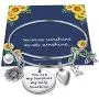 Sunflower Charm Bracelets for Women Girls, Stainless Steel Expandable Bangle Bracelets Engraved Letter Sunflower Bee You Are My Sunshine My Only Sunshine Initial Charm Sunflower Bracelets Jewelry Gift