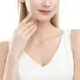 DESIMTION Infinity Necklaces for Women,925 Sterling Silver Infinity Rose Necklace,Infinity Heart Necklace  Birthday for Women Girls