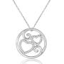 ELOI Mother Daughter Necklace - Sterling Silver Heart Shaped Pendant Jewelry - Mothers Day, Birthday Gifts from Daughter
