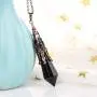 JOVIVI Natural Black Obsidian Crystal Necklace 12 Facted Therapy Healing Dowsing Divination Pendulum Pendant Reiki Charged Chakra Balancing JOVIVI Natural Black Obsidian Crystal Necklace 12 Facted Therapy Healing Dowsing Divination Pendulum Pendant Reiki Charged Chakra Balancing